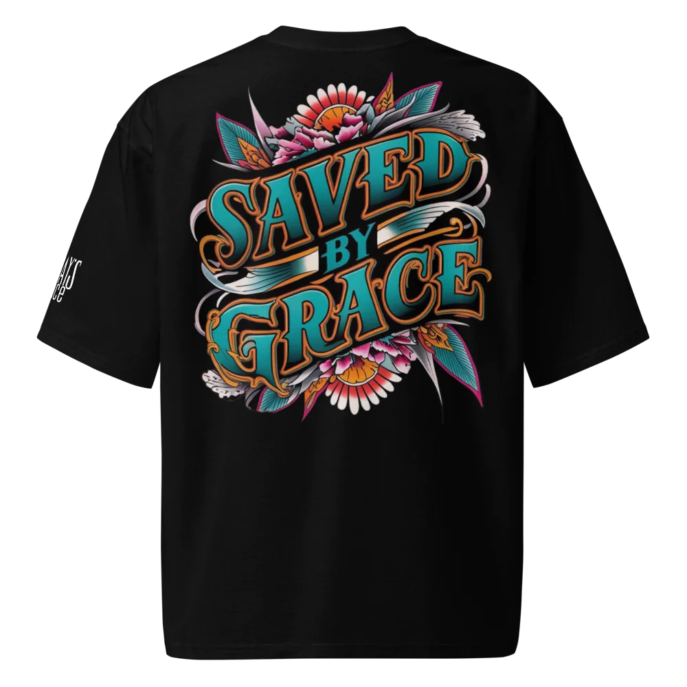 Saved by Grace Oversized Tshirt