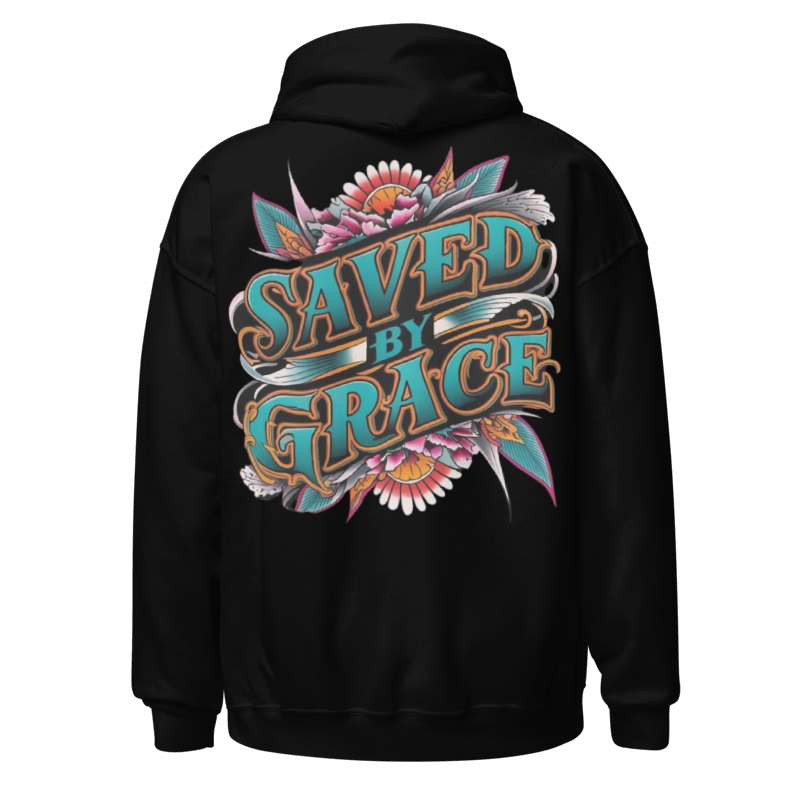 Saved by Grace Colored Hoodie