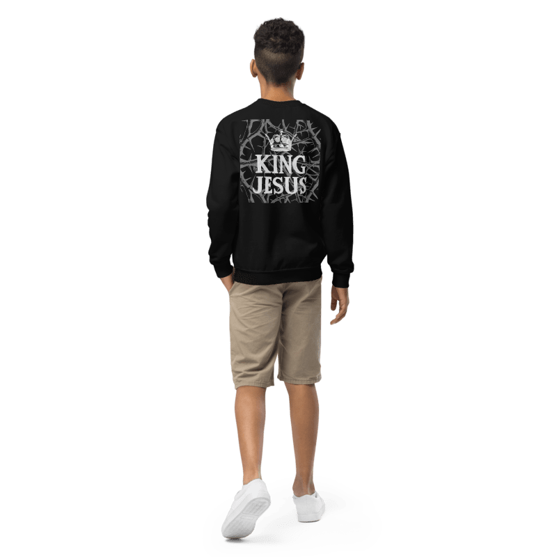 Youth King Jesus Crew Neck Sweatshirt